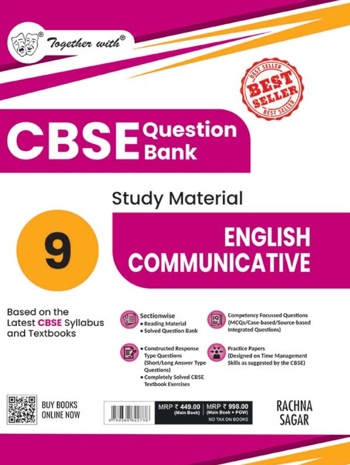 Together with CBSE Class 9 English Communicative 2025-2026 Question Bank or Study Material (Based on the Latest Syllabus)